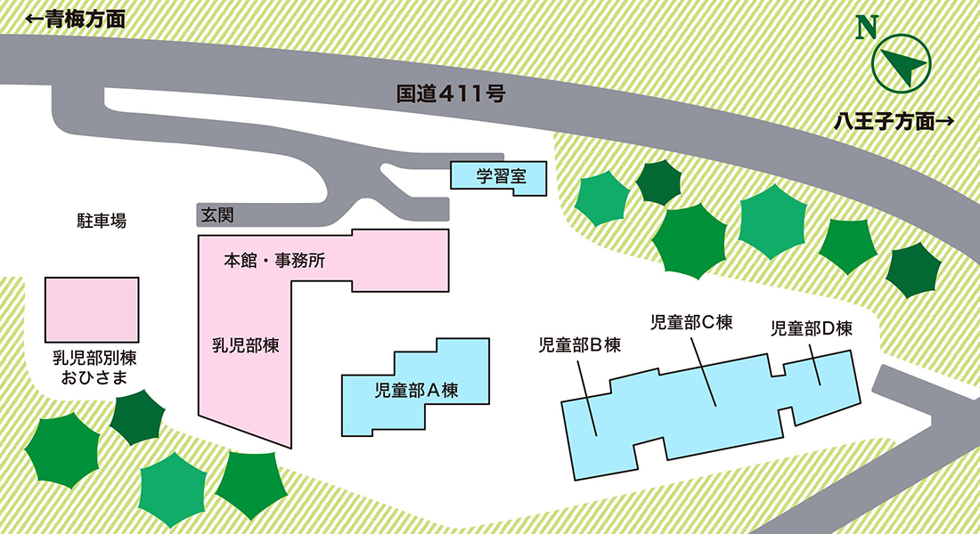 学園配置図